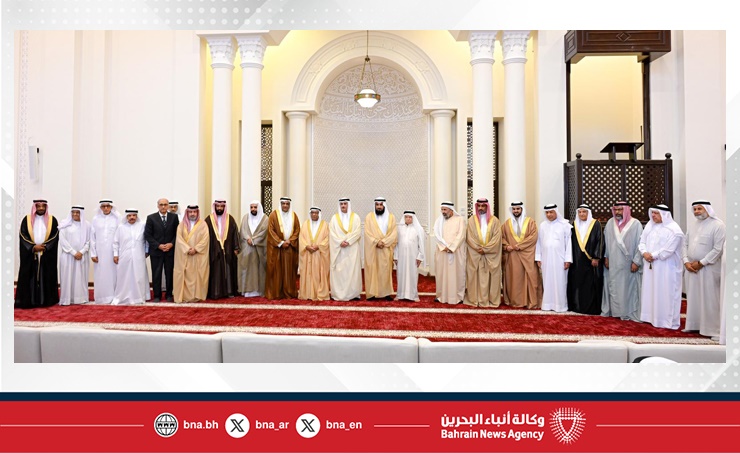 وزير العدل والشؤون الإسلامية والأوقاف يفتتح جامع مدينة عيسى الجنوبي